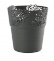 Osłonka ażurowa antracyt Aster 13 cm