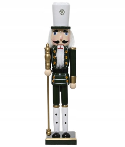 Figurka świąteczna Dziadek do orzechów drewniany 38cm 1szt