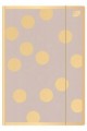 Teczka z gumką A4 papierowa Satin Gold