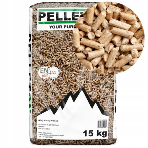 Pellet drzewny Pelleton A1 EN Plus 15kg 6mm