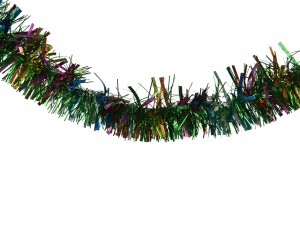 Girlanda choinkowa łańcuch kolorowy tęczowy 15x200cm 1szt