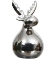 Figurka świąteczna porcelanowa jelonek glamour 12,3cm 1szt