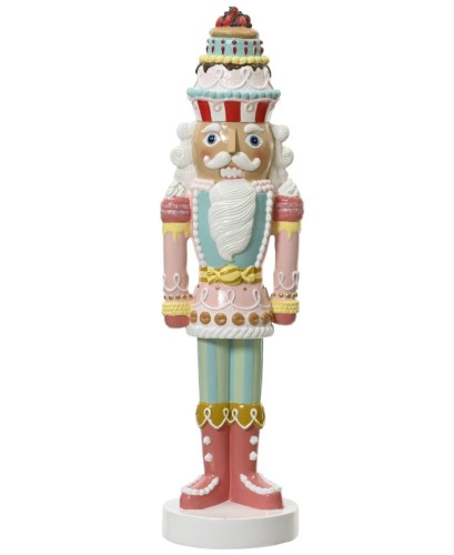 Figurka świąteczna Dziadek do Orzechów tworzywo sztuczne 13x50,5cm 1szt
