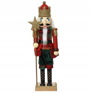 Figurka świąteczna Dziadek do Orzechów tworzywo sztuczne 60cm 1szt