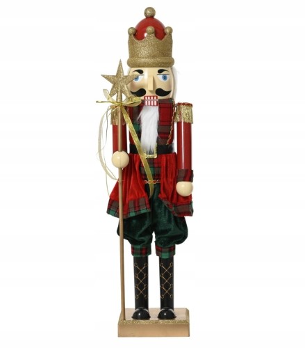 Figurka świąteczna Dziadek do Orzechów tworzywo sztuczne duży 82cm 1szt