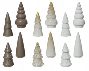 Figurka świąteczna porcelanowa Basic różne wzory 7,7x15,6cm 1szt
