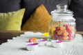 Świeczki podgrzewacze tealight parafinowe Malina - Lawenda 6szt Aura