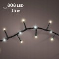 Lampki choinkowe światełka świąteczne 808 LED ciepły biały 15m