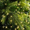 Lampki choinkowe światełka świąteczne 500 LED ciepły biały 11m