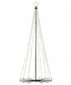 Drzewko świąteczne LED choinka ciepły biały 100x240cm 1szt