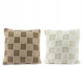 Poduszka dekoracyjna świąteczna miękka ozdobna krata pluszowa 45x45cm 1szt