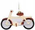 Zawieszka choinkowa nietłukąca świąteczne pojazdy 12cm 1szt