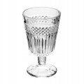 Szklanka na stopce 330 ml elegancka szklanka do wody soków i drinków 1 szt.