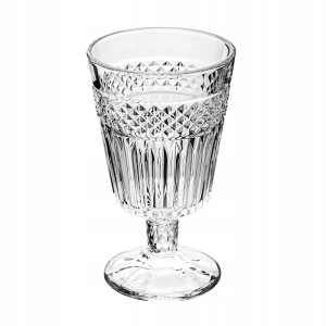 Szklanka na stopce 330 ml szklanka do wody soków i drinków 1 szt Greta