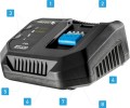 Zestaw elektronarzędzi Hoegert 18V akumulator 4Ah z ładowarką i torbą