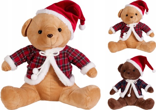 Miś pluszowy pluszak maskotka świąteczny 35cm duży 1szt