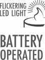 Zestaw 15 sztuk świece LED na baterie ciepły białe mini 3,5x4cm