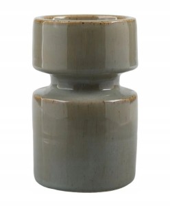 Świecznik na tealight militarna zieleń 13x8 cm