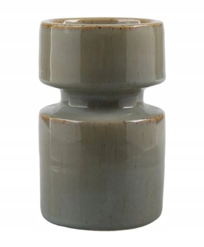 Świecznik na tealight militarna zieleń 13x8 cm