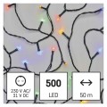 Lampki choinkowe łańcuch świetlny kolorowy 500 Diod LED 50m