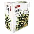 Lampki choinkowe łańcuch świetlny ciepły biały 240 Diod LED 24m