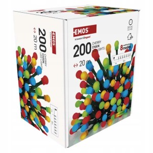 Lampki choinkowe łańcuch świetlny kolorowy 200 Diod LED 20m