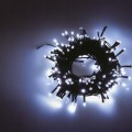 Lampki choinkowe łańcuch świetlny zimny biały 100 diod LED 10m