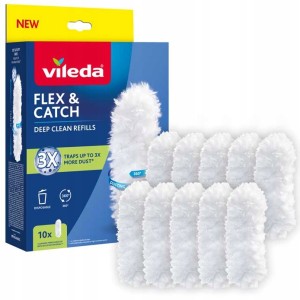 Wkłady do miotełki do kurzu Vileda Flex & Catch opakowanie 10 szt.