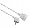 Przedłużacz 1 gniazdowy z uziemieniem 3m biały 230 V IP20 3×1,0 mm²
