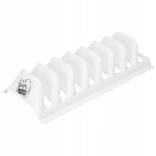 Stojak na pokrywki organizer do szuflady plastikowy biały 30x13,5cm 1szt