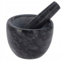 Moździerz kamienny marmurowy czarny do mielenia przypraw 12cm 1szt