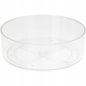 Organizer obrotowy do lodówki transparentny okrągły plastikowy 23cm 1szt