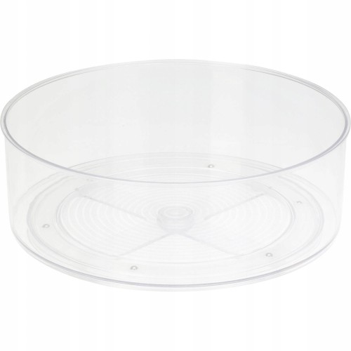 Organizer obrotowy do lodówki transparentny okrągły plastikowy 23cm 1szt