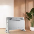 Grzejnik konwektorowy elektryczny 2000W z termostatem biały 58,5 cm