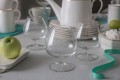 Kieliszki do koniaku i brandy szklane 240 ml komplet 6 sztuk