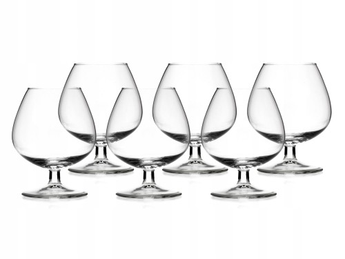 Kieliszki do koniaku i brandy szklane 240 ml komplet 6 sztuk