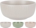 Miska ceramiczna obiadowa basic różne kolory ryflowana 15cm 600ml 1szt