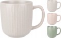 Kubek ceramiczny ryflowany basic różne kolory 360ml 1szt