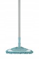 Mop podłogowy płaski trójkątny metalowy trzonek mix kolorów 25x120cm 1szt