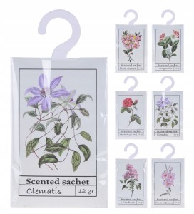 Perfumowana saszetka do szafy papierowa 12g mix zapachów 1szt