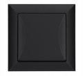 Włącznik pojedynczy podtynkowy 8,1x8,1 czarny 1-biegunowy 1 szt.
