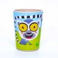 Kubek plastikowy dziecięcy kolorowy zwierzak lemur 250ml 1szt