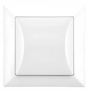 Włącznik pojedynczy podtynkowy schodowy 8,1x8,1 cm biały 10A 250V 1 szt.