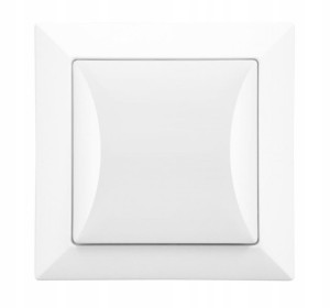 Włącznik pojedynczy podtynkowy zwierny 8,1x8,1 biały 1-biegunowy 1 szt.