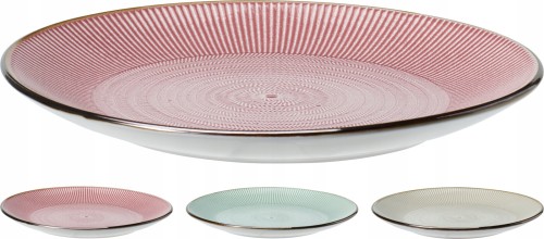 Talerz płytki obiadowy ceramiczny klasyczny różne kolory duży 27cm 1szt
