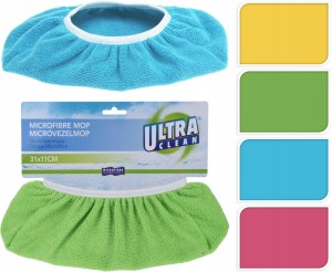 Ścierka z mikrofibry z gumką uniwersalna różne kolory 31x11cm 1szt
