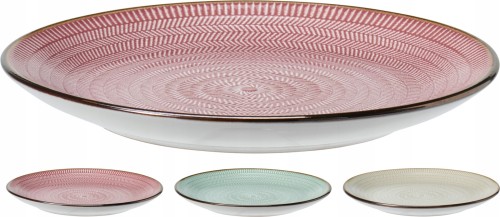 Talerz płytki obiadowy ceramiczny klasyczny różne kolory 19,5cm 1szt