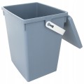 Pojemnik łazienkowy na proszek do prania plastikowy różne kolory 5,5L 1szt