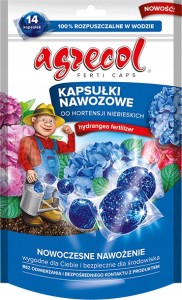 Nawóz w kapsułkach do kwiatów hortensji niebieskich