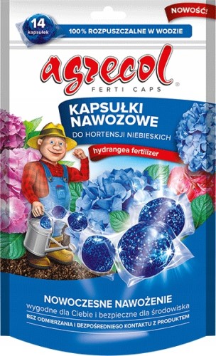 Nawóz w kapsułkach do kwiatów hortensji niebieskich